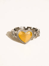 Load image into Gallery viewer, Storm 18K Gold Non-Tarnish Heart Watchband Ring