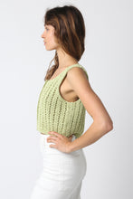 Load image into Gallery viewer, Sage Crochet Top