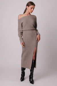 Alta Sweater Dress in Latte