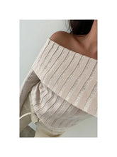 Load image into Gallery viewer, Off Shoulder Knit Top