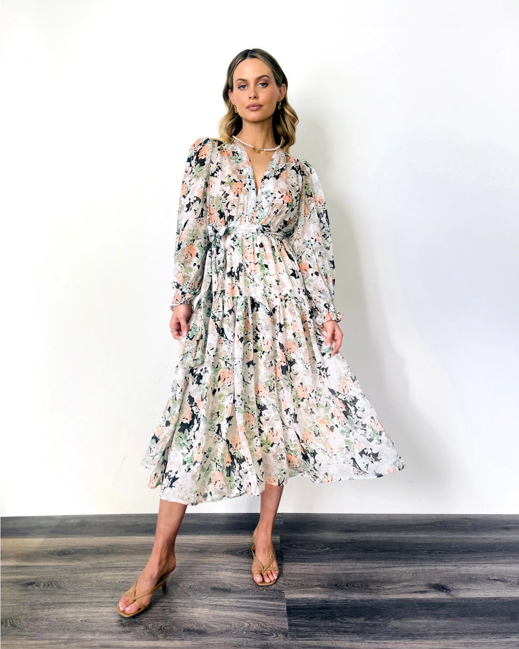 Sofia Floral Print Dress