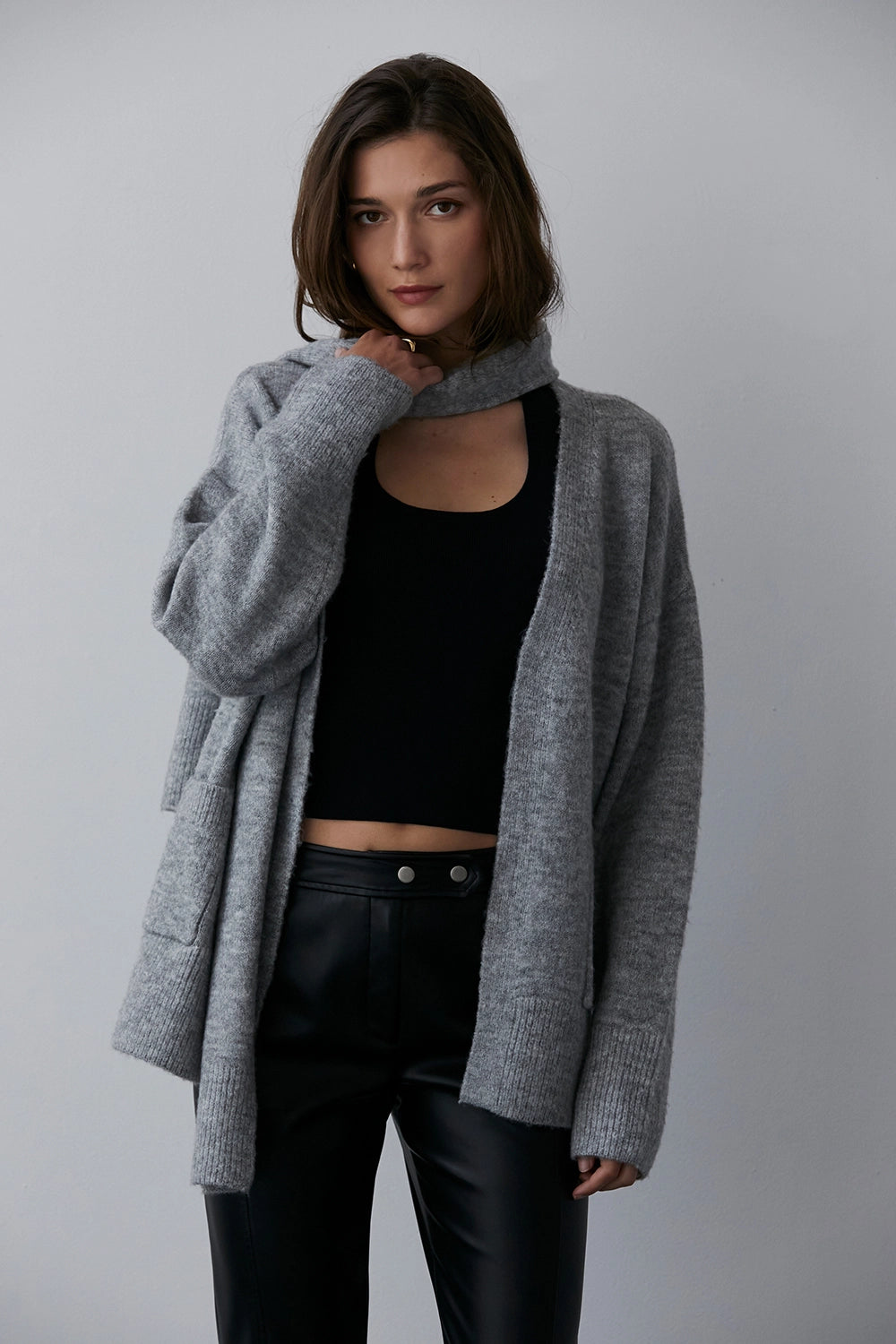 Deborah Scarf Cardigan