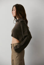 Load image into Gallery viewer, Cecilia Waffle Sweater-Espresso