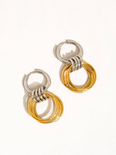 Load image into Gallery viewer, Caster 18K Gold Non-Tarnish Triple Hoop Earring