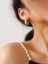 Load image into Gallery viewer, Demi 18K Gold Non-Tarnish Classic C Hoop Earring