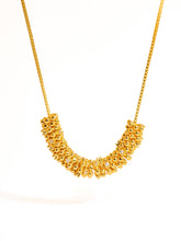 Load image into Gallery viewer, Bethany 18K Gold Dressy Rhinestone Chain Necklace