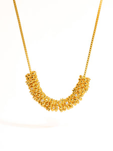 Bethany 18K Gold Dressy Rhinestone Chain Necklace