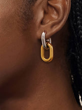 Load image into Gallery viewer, Jaxon 18K Non-Tarnish Double Chain Earring