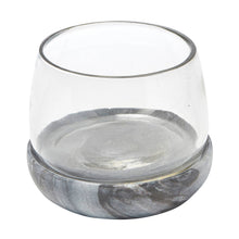 Load image into Gallery viewer, Small Grey Marble and Glass Bowl