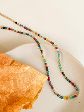 Load image into Gallery viewer, Estelle 18K Gold Non-Tarnish Beaded Multi Color Necklace