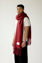 Load image into Gallery viewer, The Reykjavik Scarf - Burgundy Berry