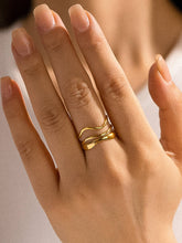 Load image into Gallery viewer, Ozzy 18K Gold Non-Tarnish Abstract Ring