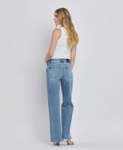 90'S High Rise Wide Jean