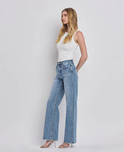 90'S High Rise Wide Jean