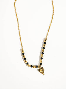 Sibyl 18K Gold Petite Heart Necklace