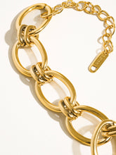 Load image into Gallery viewer, Tila 18K Gold Non-Tarnish Bold Chain Bracelet