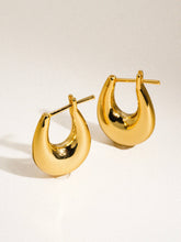 Load image into Gallery viewer, Quinn 18K Classic Droplet Hoop Earring