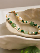 Load image into Gallery viewer, 18K Non-Tarnish Bohemian Stone and Bead Bracelet