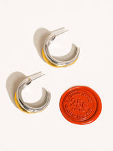 Load image into Gallery viewer, Lazare 18K Non-Tarnish Multi C Hoop Earring