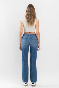 High Rise Relaxed Straight Jeans