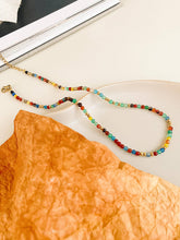 Load image into Gallery viewer, Estelle 18K Gold Non-Tarnish Beaded Multi Color Necklace