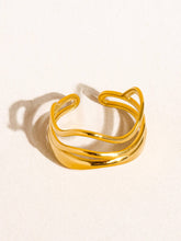 Load image into Gallery viewer, Ozzy 18K Gold Non-Tarnish Abstract Ring