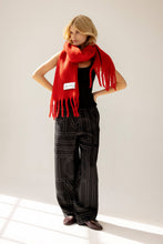 Load image into Gallery viewer, The Stockholm Scarf -Crimson Red