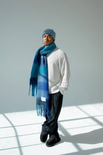 Load image into Gallery viewer, The Reykjavik Scarf -Blue Check