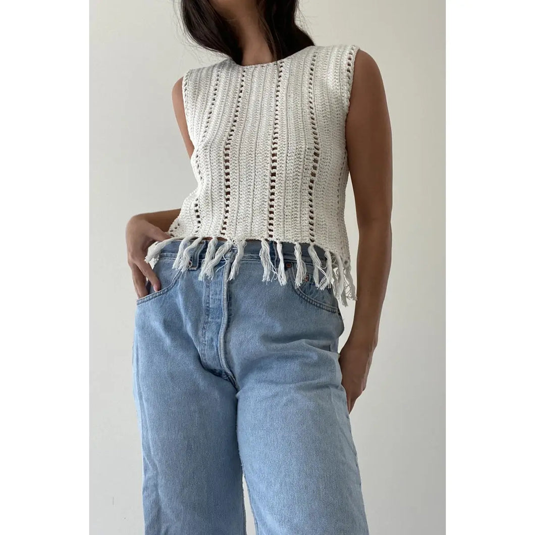 Fringe Knit Tank