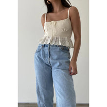 Load image into Gallery viewer, Cotton Rib Knit Corset Top