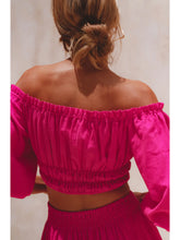 Load image into Gallery viewer, Annabelle Linen Cropped Top