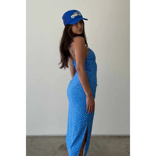 Side Slit Midi Dress