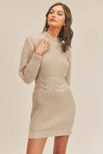 Load image into Gallery viewer, Ecru Sweater Dress