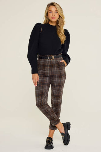 Macchiato Plaid Pants