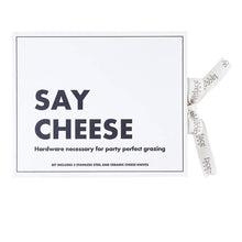 Load image into Gallery viewer, Say Cheese Ceramic Cheese Knives Book Box
