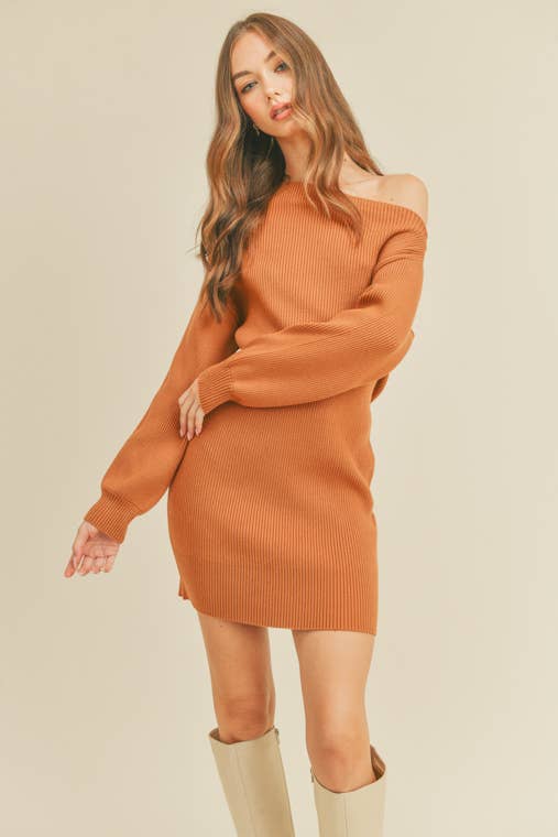 Walnut Sweater Dress