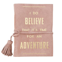 Load image into Gallery viewer, Suede Leather Notebook - Believe