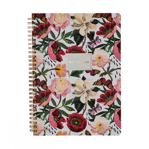 Spiral Notebook Peonies