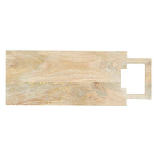 Load image into Gallery viewer, Charcuterie Board with Square Handle - Light Wash