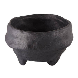 Paper Mache Bowl - Black