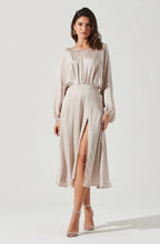 Load image into Gallery viewer, Marin Dolman Sleeve Dress - Champagne