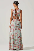 Load image into Gallery viewer, Noya Floral Cut Out Maxi Dress