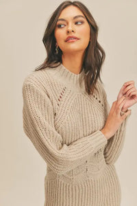 Ecru Sweater Dress