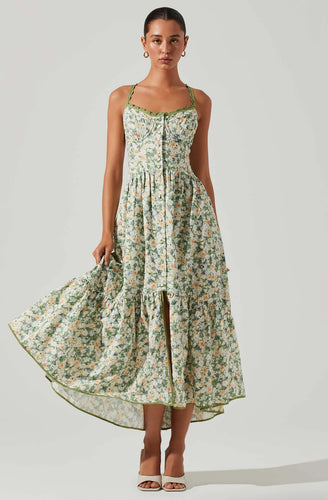 Yamila Floral Eyelet Dress