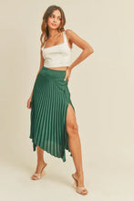 Load image into Gallery viewer, Emerald Pleated Skirt