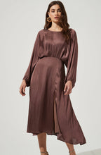 Load image into Gallery viewer, Marin Dolman Sleeve Dress - Espresso