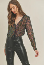 Load image into Gallery viewer, Multi Sequin Bodysuit