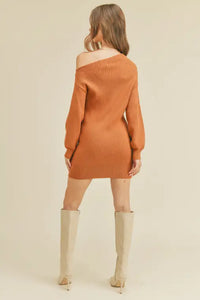 Walnut Sweater Dress