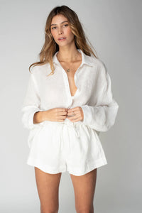 Linen Voile Favorite Shirt - White