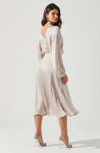 Load image into Gallery viewer, Marin Dolman Sleeve Dress - Champagne